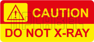 140034 Caution - Do Not X-RAY Labels & Stickers 140034 Caution - Do Not X-RAY Labels & Stickers