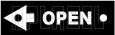 142836L - OPEN Arrow Label - Left 142836L - OPEN Arrow Label - Left