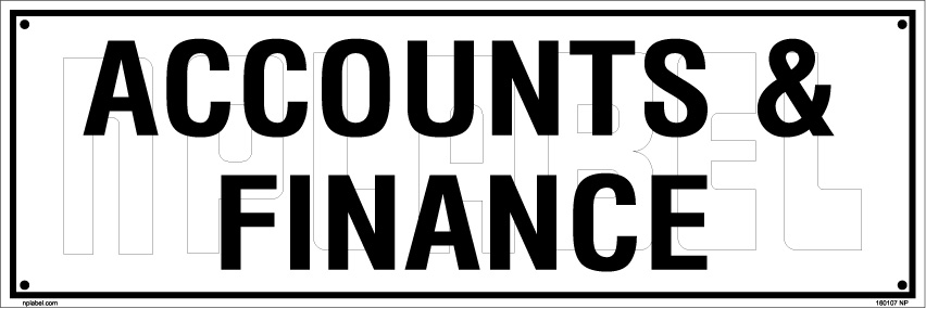 160107 Accounts & Finance Name Plates 160107 Accounts & Finance Name Plates