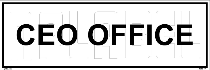 Executive Desk Sign Name Plate