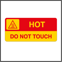 420028 HOT Do Not Touch Caution Stickers & Labels 420028 HOT Do Not Touch Caution Stickers & Labels
