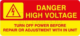 570571 Danger Turn Off Power Warning Sign Stickers 570571 Danger Turn Off Power Warning Sign Stickers