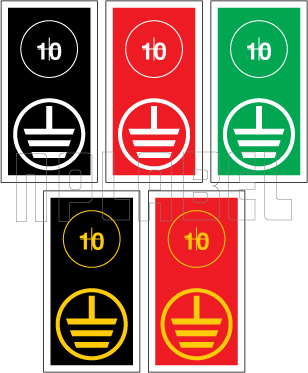591788 Earthing Labels 591788 Earthing Labels