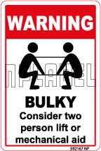 592167 Bulky Caution Sticker & Labels 592167 Bulky Caution Sticker & Labels