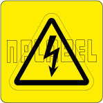 770610 Electrical Mains Sign Labels & Stickers 770610 Electrical Mains Sign Labels & Stickers
