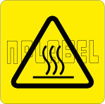770615 Hot Surface Caution Signs Stickers & Labels 770615 Hot Surface Caution Signs Stickers & Labels