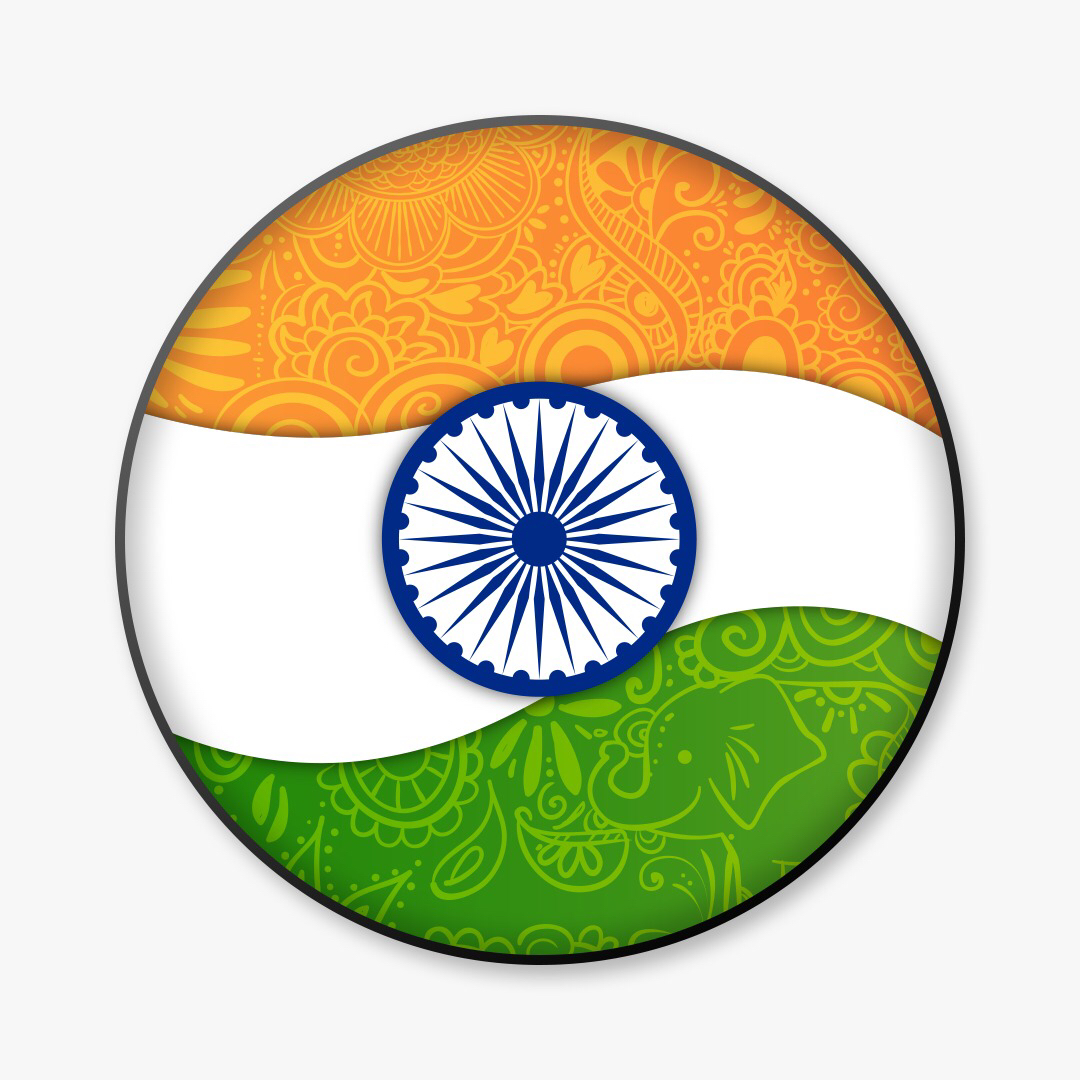 Indian Flag Lapel Pin Indian Flag Lapel Pin