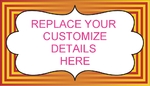 162527A Customize Sticker Size 175x100mm