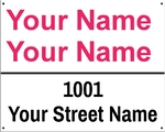 142719 Customize Name Plate 250x200mm
