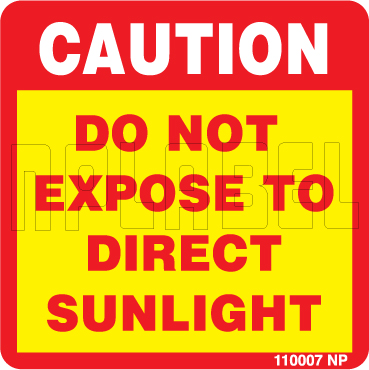110007 Do Not Expose To Direct Sunlight Labels 110007 Do Not Expose To Direct Sunlight Labels