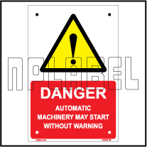 140029 Automatic Machinery Sign Machinery Plates