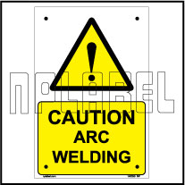140030 Caution Arc Welding Name Plates