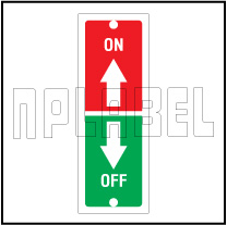 140033ML On-Off Metal Labels