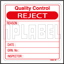 140040 Q.C. - Rejected Labels & Stickers