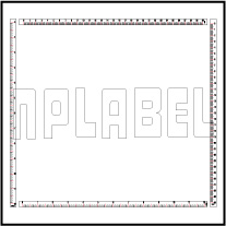 140375-78 Measuring Scale 0-300mm / 0-12 inch