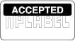 140384 QC Sticker - Accepted