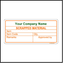 141793 Scrapped Material Sticker