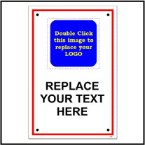 141829 General Custom Signage Sticker