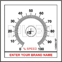 142684 Customize Potentiometer Sticker