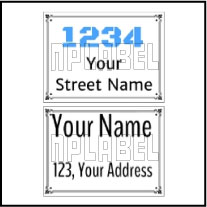 142714 Customize Name Plate