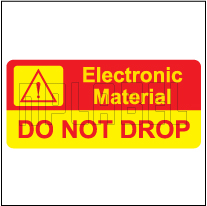 150453 Caution Stickers for Electronic Material