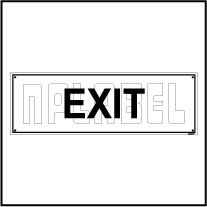 151046 Exit Sign Name Plates