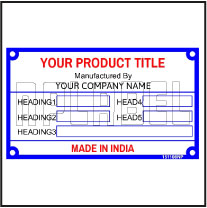 151108 Customize Data Name Plate