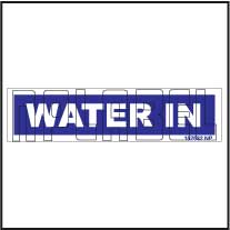 152532 WATER IN Sticker