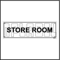 152648  Store Room Name Plates