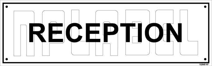 152649 Reception Name Plates 152649 Reception Name Plates