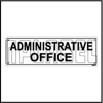 152653 Administrative Office Name Plates