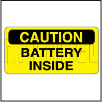 153290 Danger - Battery Inside Label