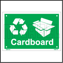 153621 Carboard Waste Dustbin Label