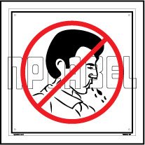 160004ML Do Not Spit Sign Name Plate