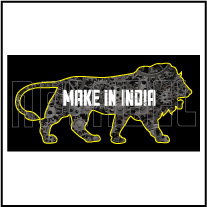 160013 Make in India Stickers