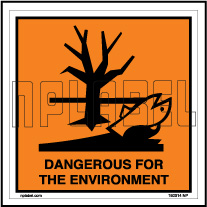 160014 DANGEROUS Signs Stickers