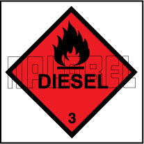 160029 DIESEL Signs Stickers