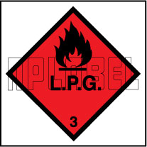 160040 L.P.G. Signs Stickers