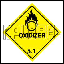 160046 OXIDIZER Sign Stickers