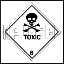 160050 TOXIC Signs Stickers