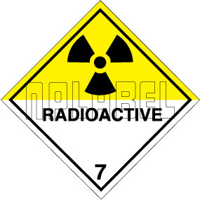160051 RADIOACTIVE Sign Stickers 160051 RADIOACTIVE Sign Stickers