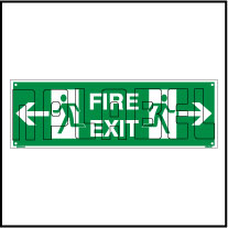 160058 Fire Exit Sign Name Plates