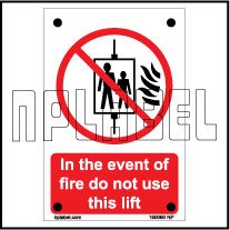 160060 Do not use lift Name Plates & Signs