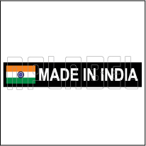 160072 MADE IN INDIA Signs Stickers