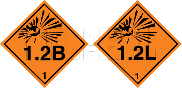 160074 Explosive Sign Code Sticker 1.2 160074 Explosive Sign Code Sticker 1.2