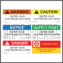 160082_86 Customize Safety Sticker