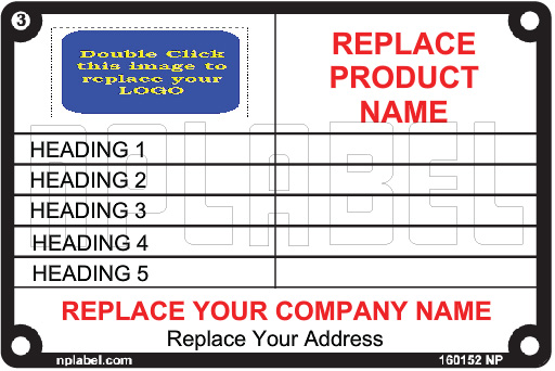 160152 Customize Data Label / Sticker 160152 Customize Data Label / Sticker
