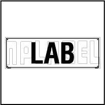 160180 LAB Name Plate