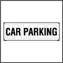 160183 Car Parking Name Plate