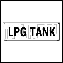 160188 LPG Tank Name Plate